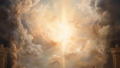 Golden Heavenly Sky 14’X8’ Ultracloth (168 X 96 Inch) Backdrop