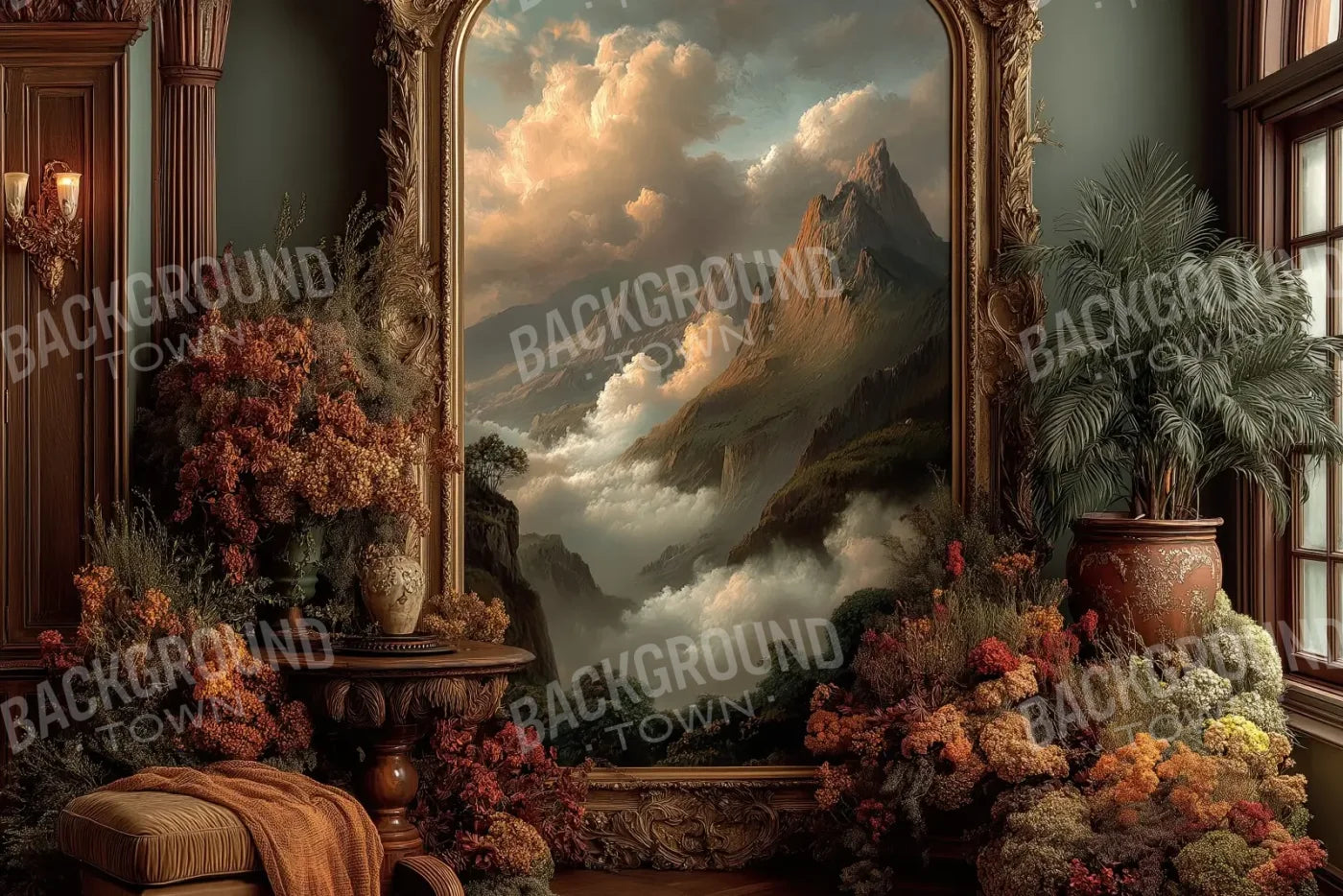 Golden Lite Room 12’x8’ UltraCloth (144 x 96 inch) Backdrop