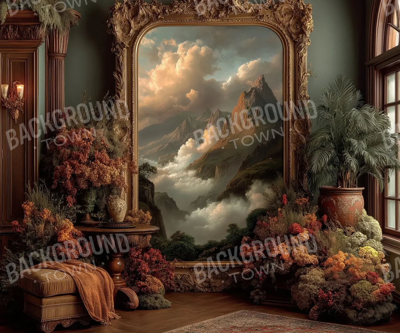 Golden Lite Room 5’x4’2 Fleece (60 x 50 inch) Backdrop