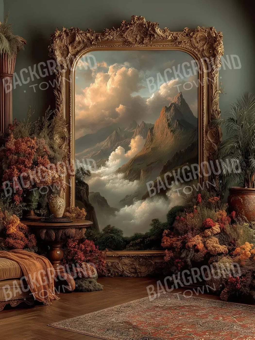 Golden Lite Room 6’x8’ Fleece (72 x 96 inch) Backdrop