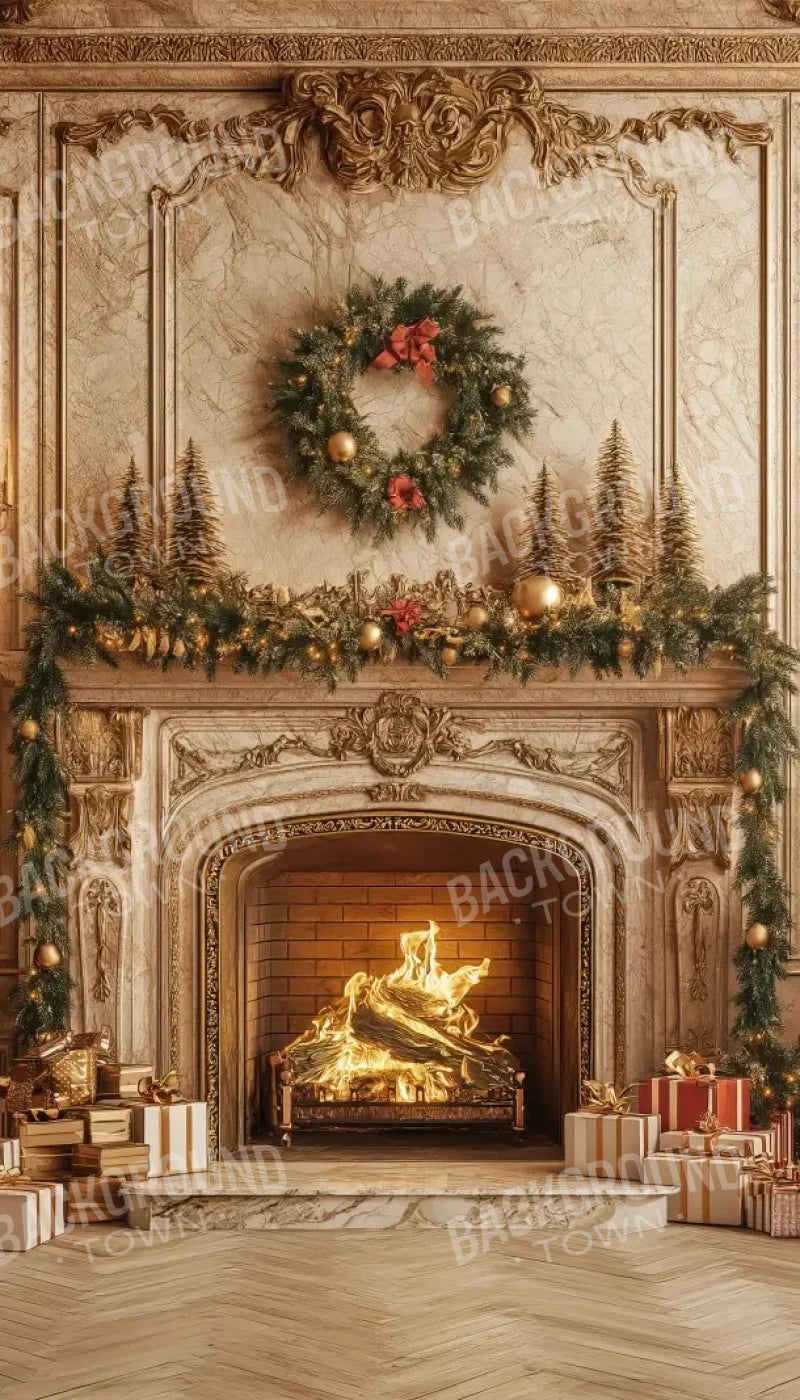 Golden Noel 8’x14’ UltraCloth (96 x 168 inch) Backdrop