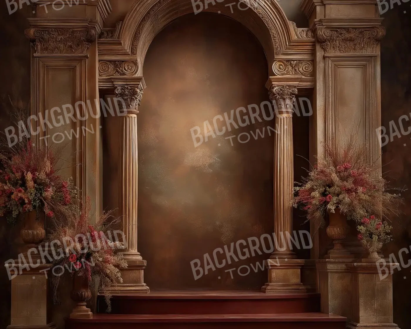 Golden Room 10’x8’ Fleece (120 x 96 inch) Backdrop