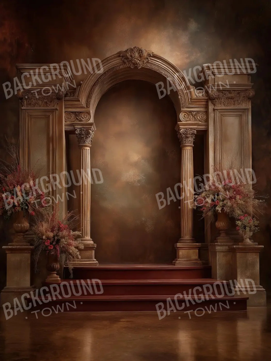 Golden Room 6’x8’ Fleece (72 x 96 inch) Backdrop