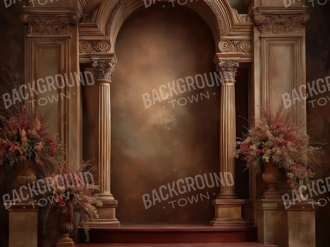 Golden Room 8’x6’ Fleece (96 x 72 inch) Backdrop