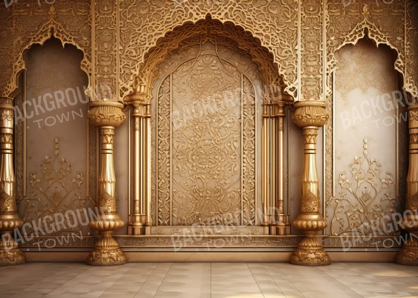 Golden Royal 7’X5’ Ultracloth (84 X 60 Inch) Backdrop