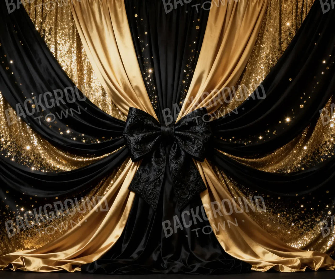 Gold Black  Backdrop for Photography