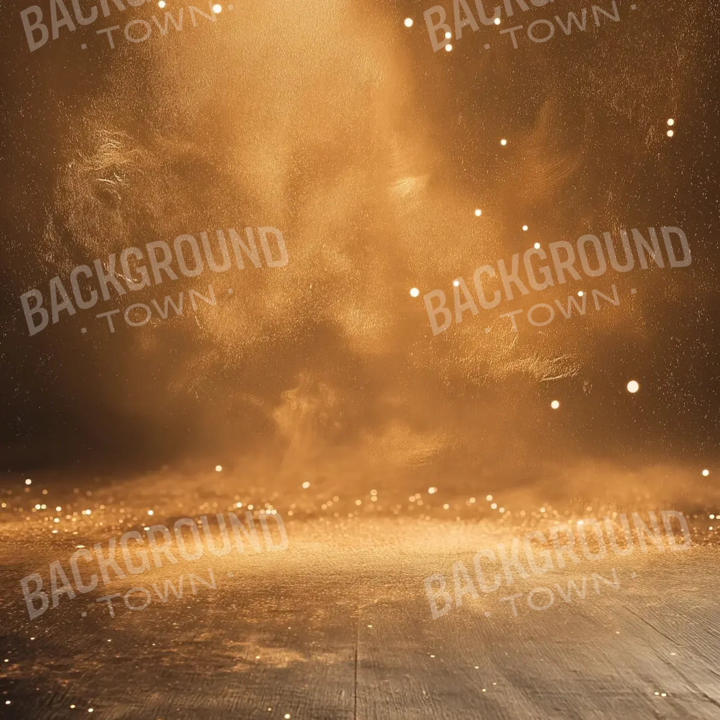 Golden Sparkle 10’x10’ UltraCloth (120 x 120 inch) Backdrop