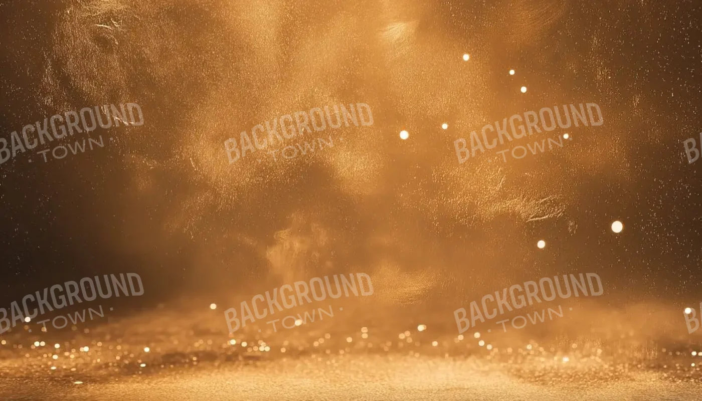 Golden Sparkle 14’x8’ UltraCloth (168 x 96 inch) Backdrop
