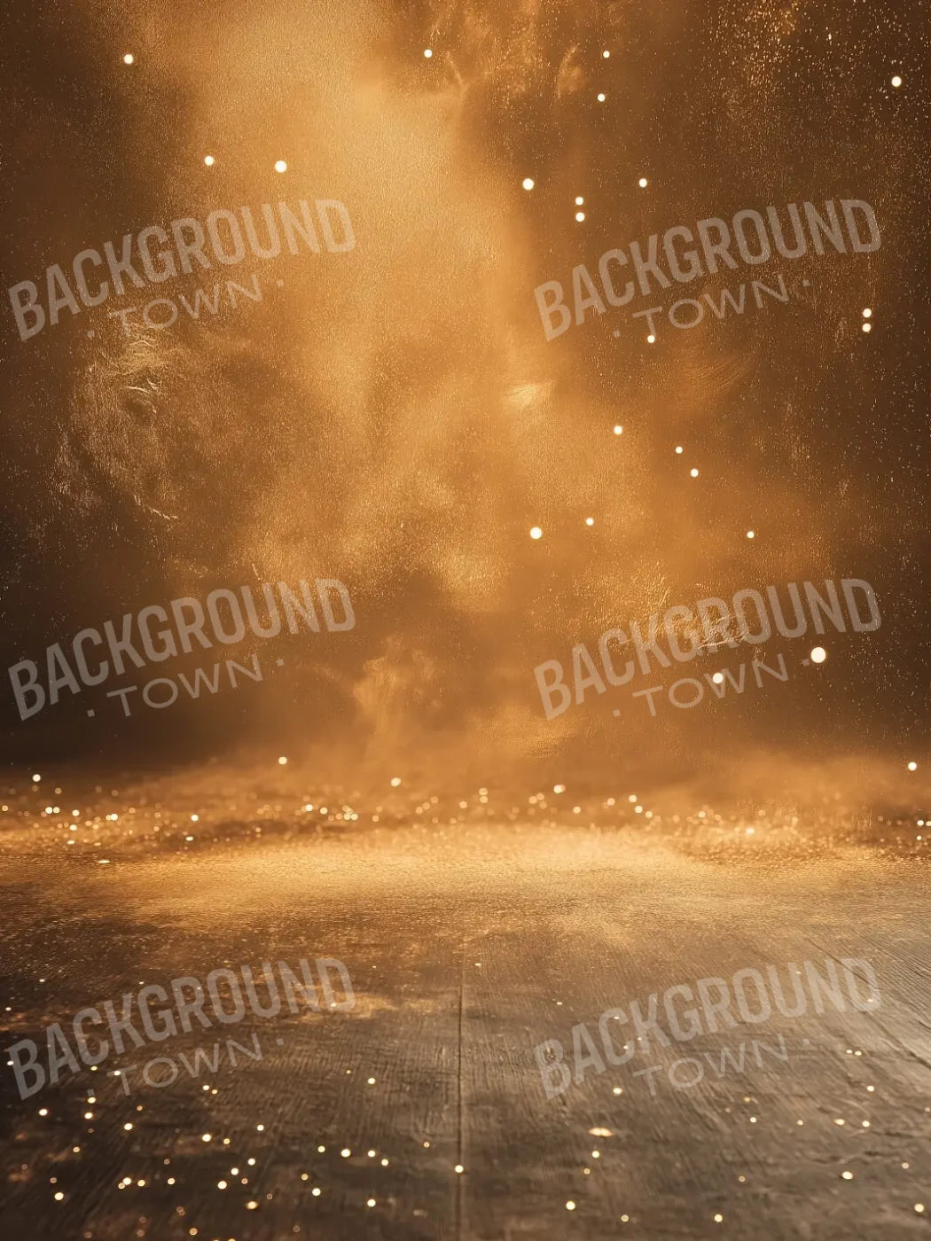 Golden Sparkle 5’x6’8 Fleece (60 x 80 inch) Backdrop