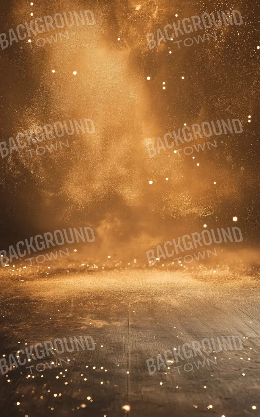 Golden Sparkle 5’x8’ UltraCloth (60 x 96 inch) Backdrop