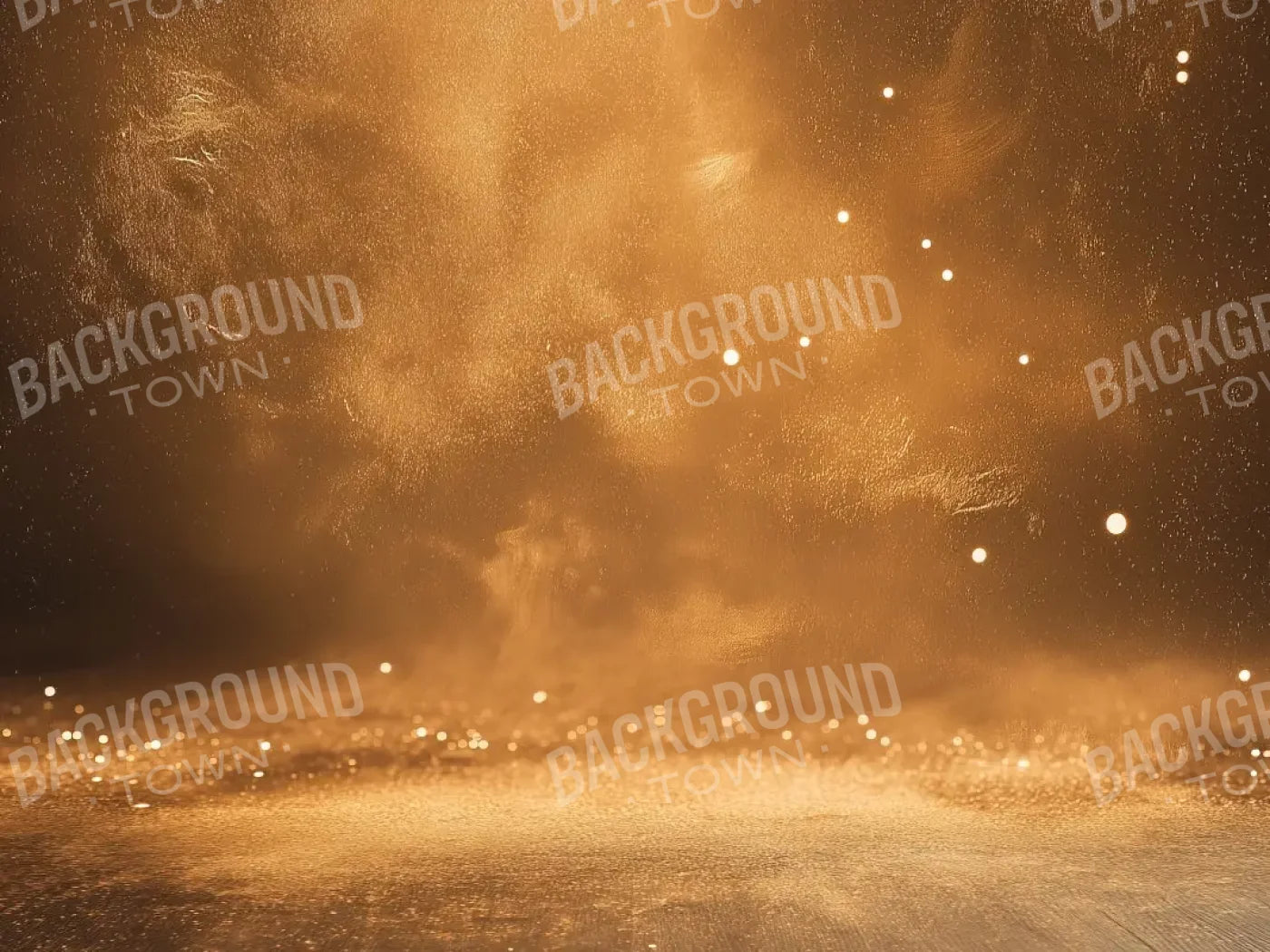 Golden Sparkle 8’x6’ Fleece (96 x 72 inch) Backdrop