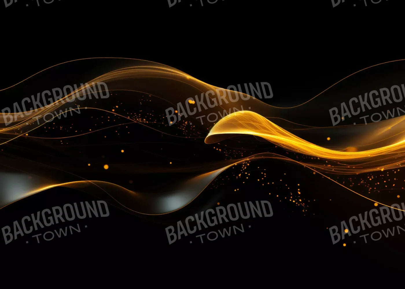 Golden Waves 7’X5’ Ultracloth (84 X 60 Inch) Backdrop