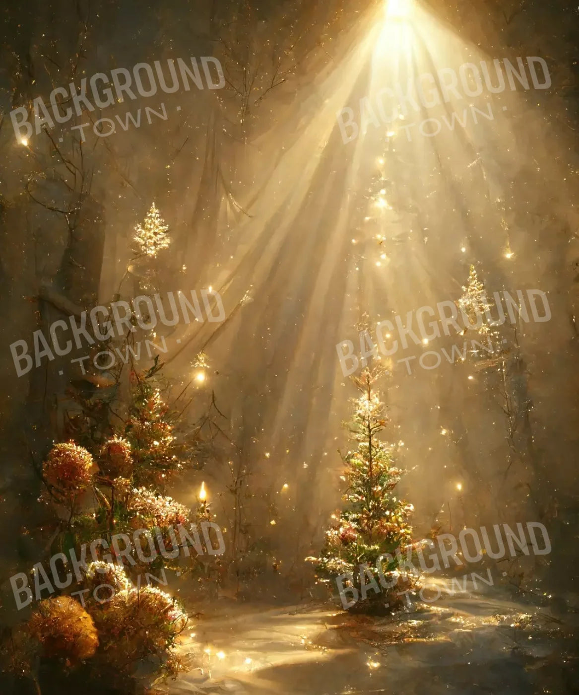 Golden Wonderland 10’X12’ Ultracloth (120 X 144 Inch) Backdrop