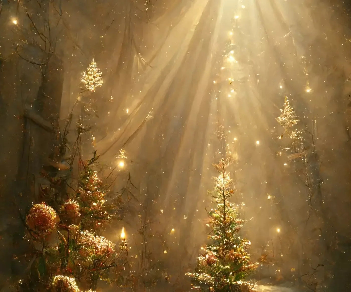 Golden Wonderland 12’X10’ Ultracloth (144 X 120 Inch) Backdrop