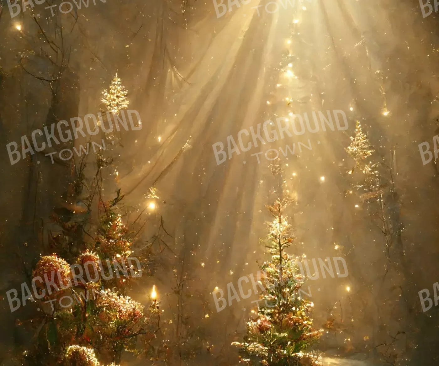 Golden Wonderland 12’X10’ Ultracloth (144 X 120 Inch) Backdrop