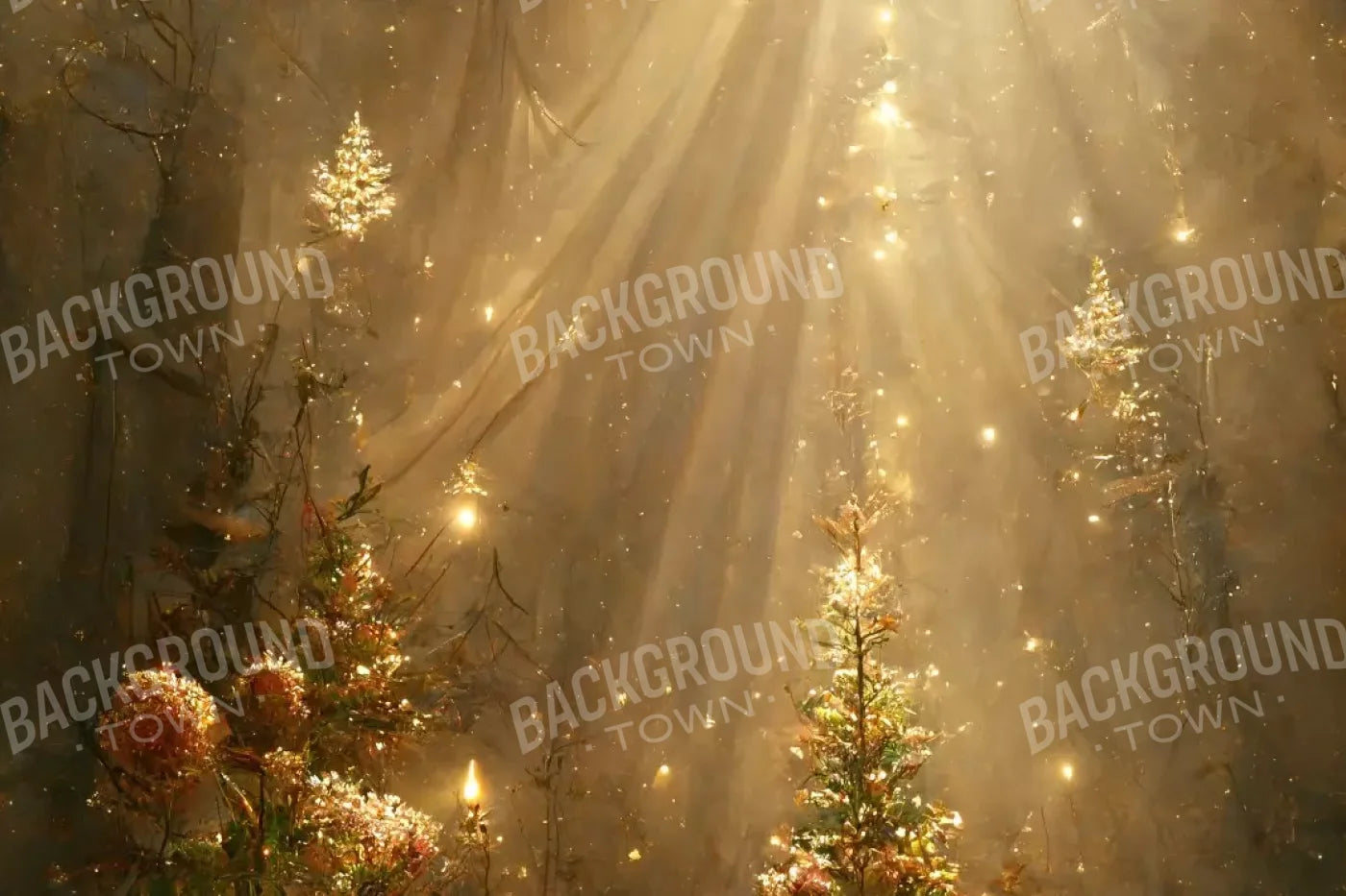 Golden Wonderland 12’X8’ Ultracloth (144 X 96 Inch) Backdrop