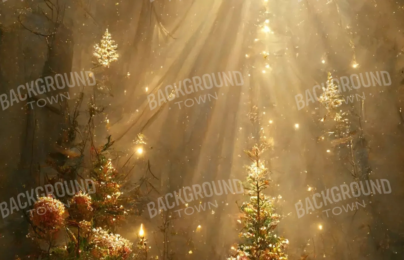 Golden Wonderland 14’X9’ Ultracloth (168 X 108 Inch) Backdrop