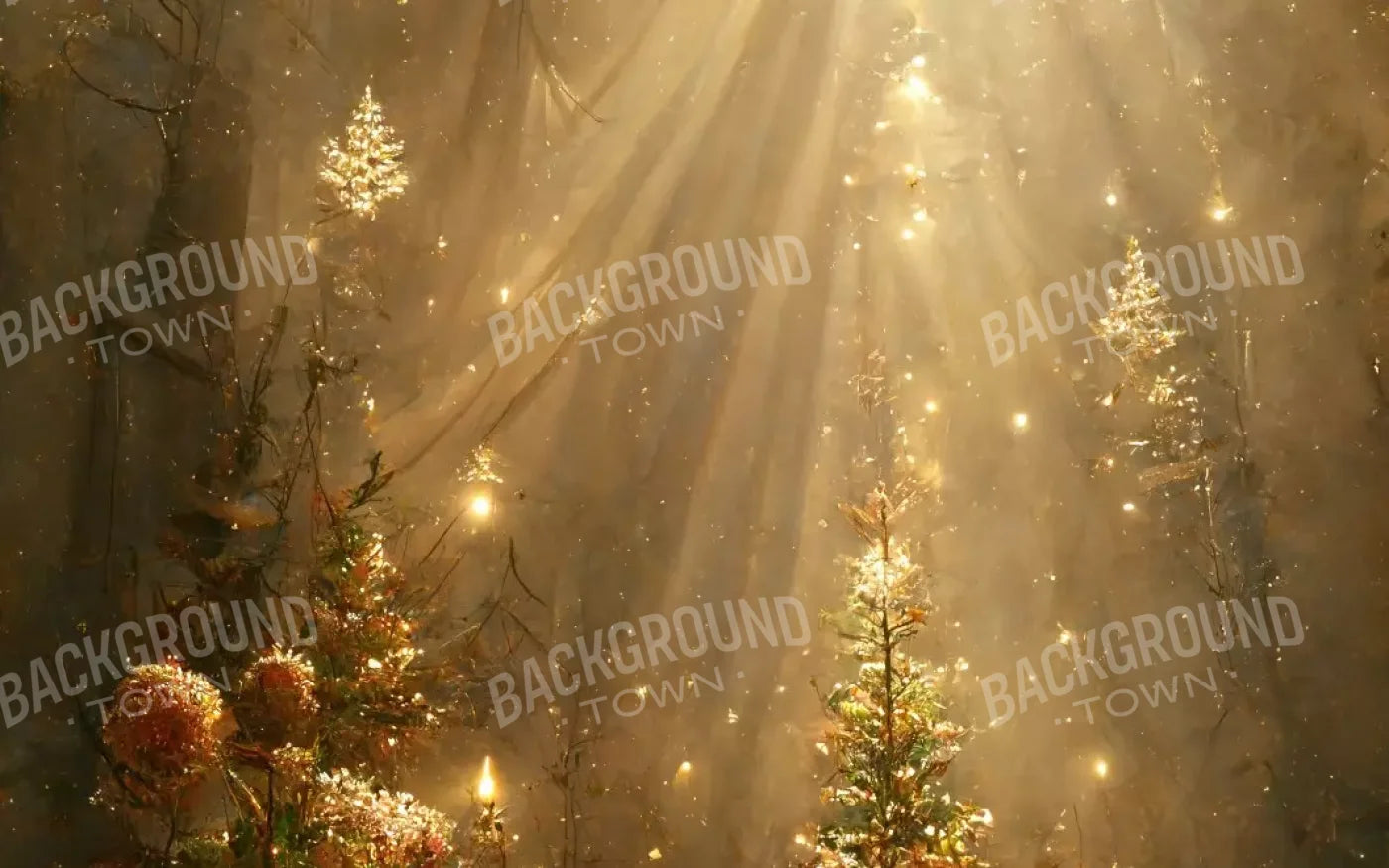 Golden Wonderland 16’X10’ Ultracloth (192 X 120 Inch) Backdrop