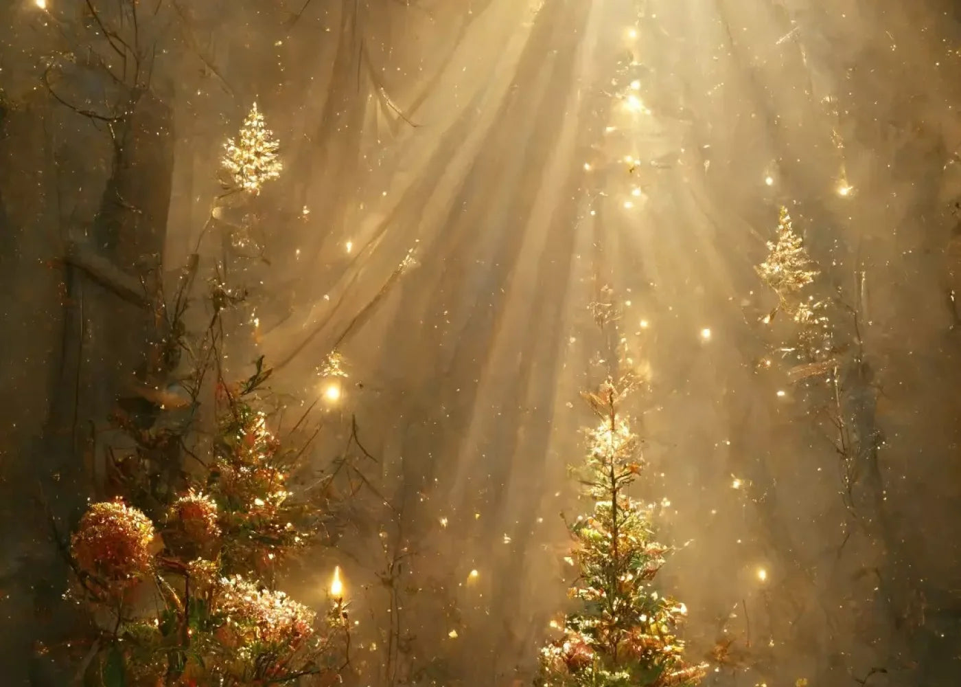 Golden Wonderland 7’X5’ Ultracloth (84 X 60 Inch) Backdrop