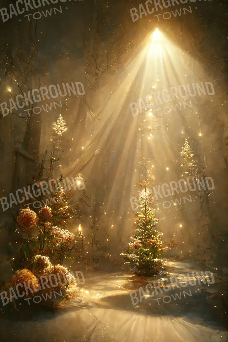 Golden Wonderland 8’X12’ Ultracloth (96 X 144 Inch) Backdrop