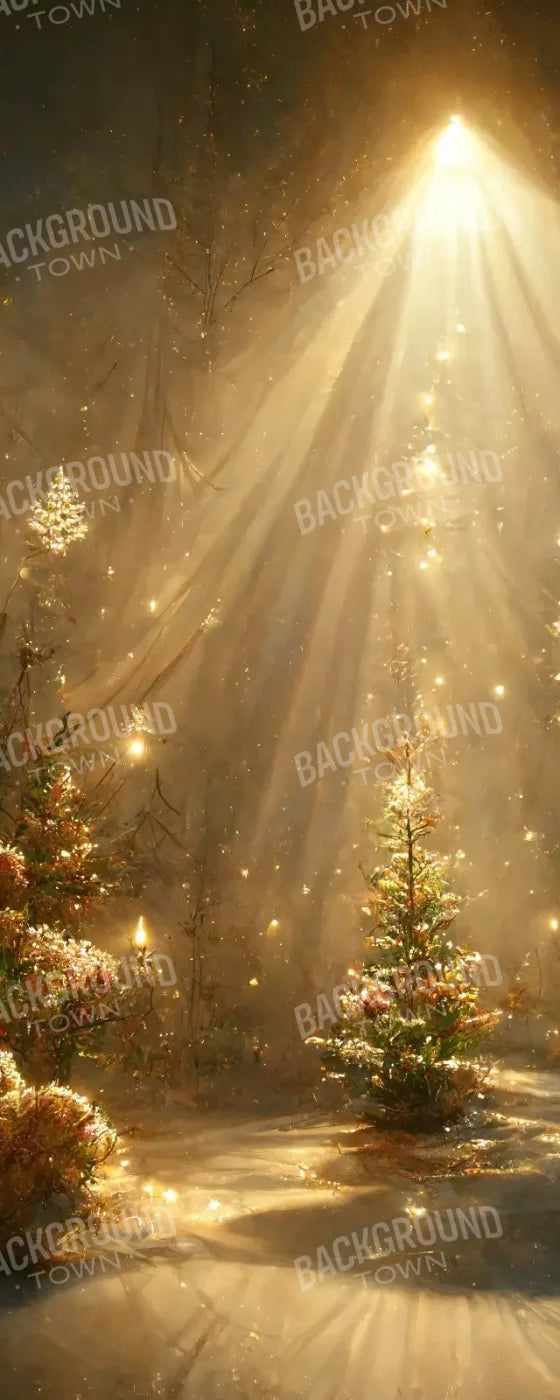 Golden Wonderland 8’X20’ Ultracloth (96 X 240 Inch) Backdrop