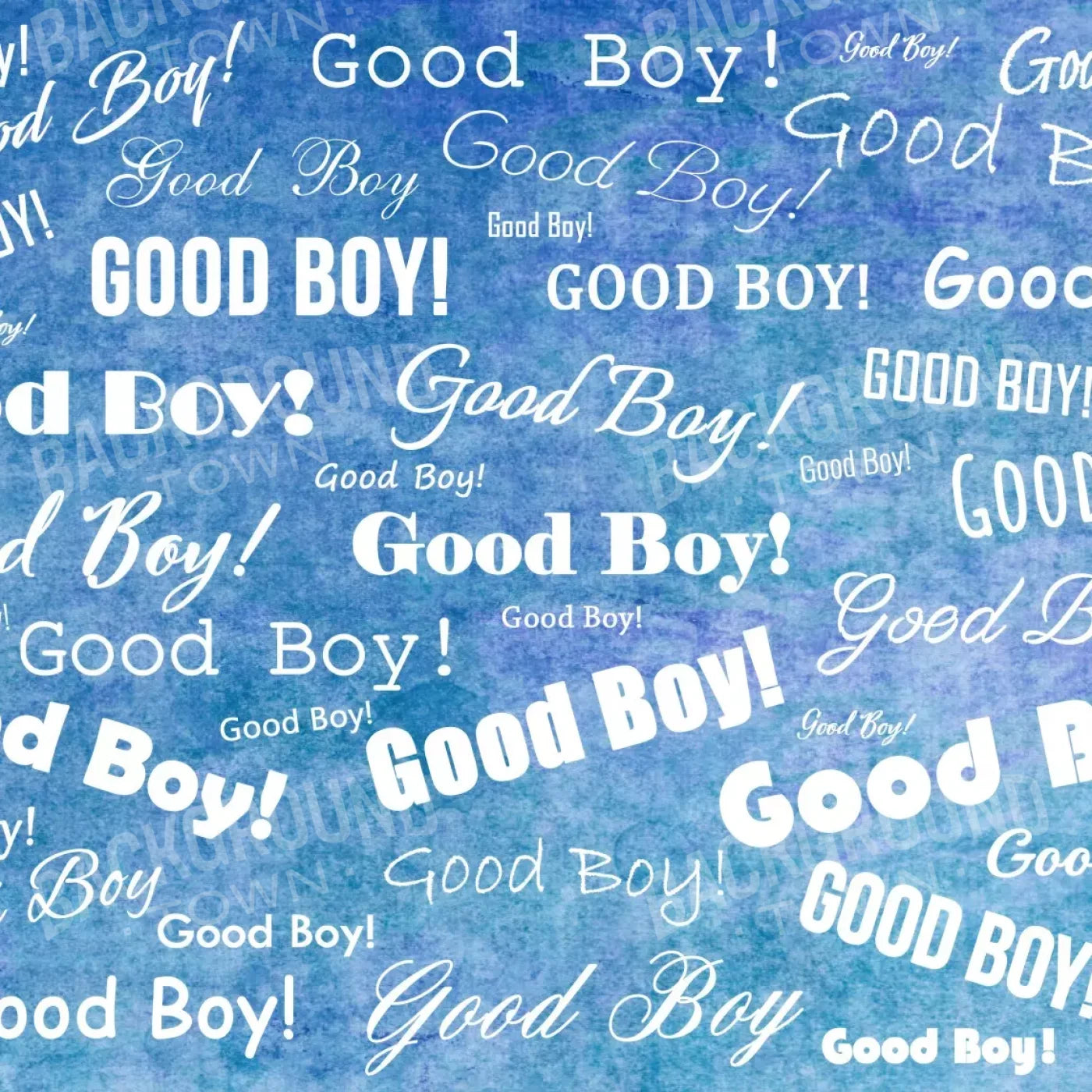 Good Boy! 8’x8’ Fleece (96 x 96 inch) Backdrop