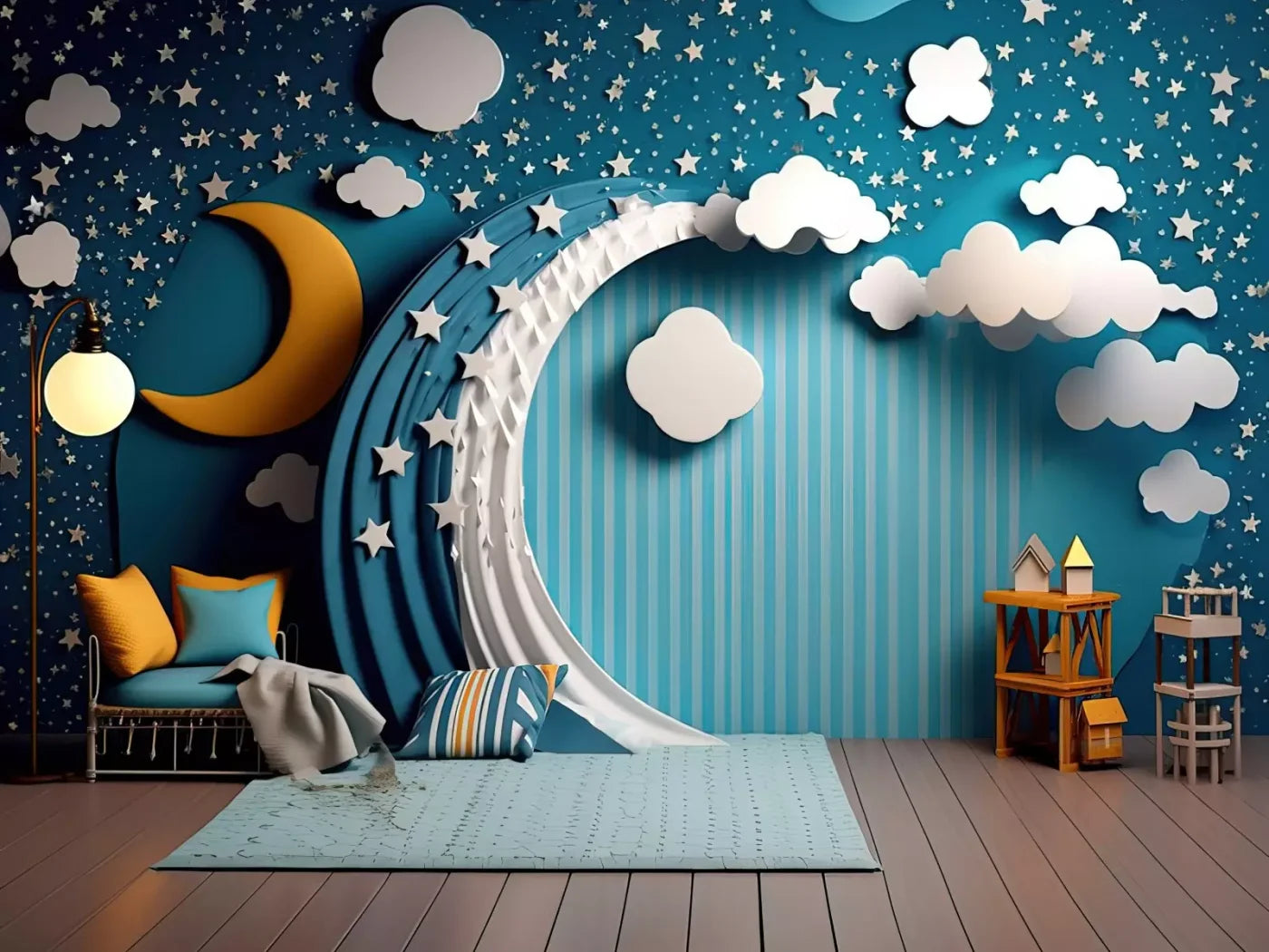 Goodnight Moon Iii 6’8X5’ Fleece (80 X 60 Inch) Backdrop