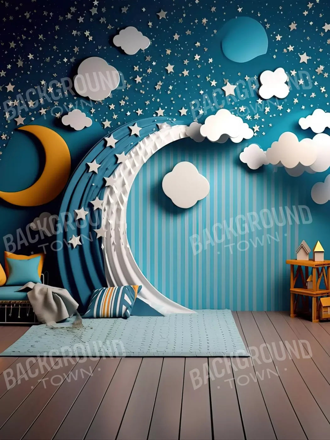 Goodnight Moon Iii 6’X8’ Fleece (72 X 96 Inch) Backdrop