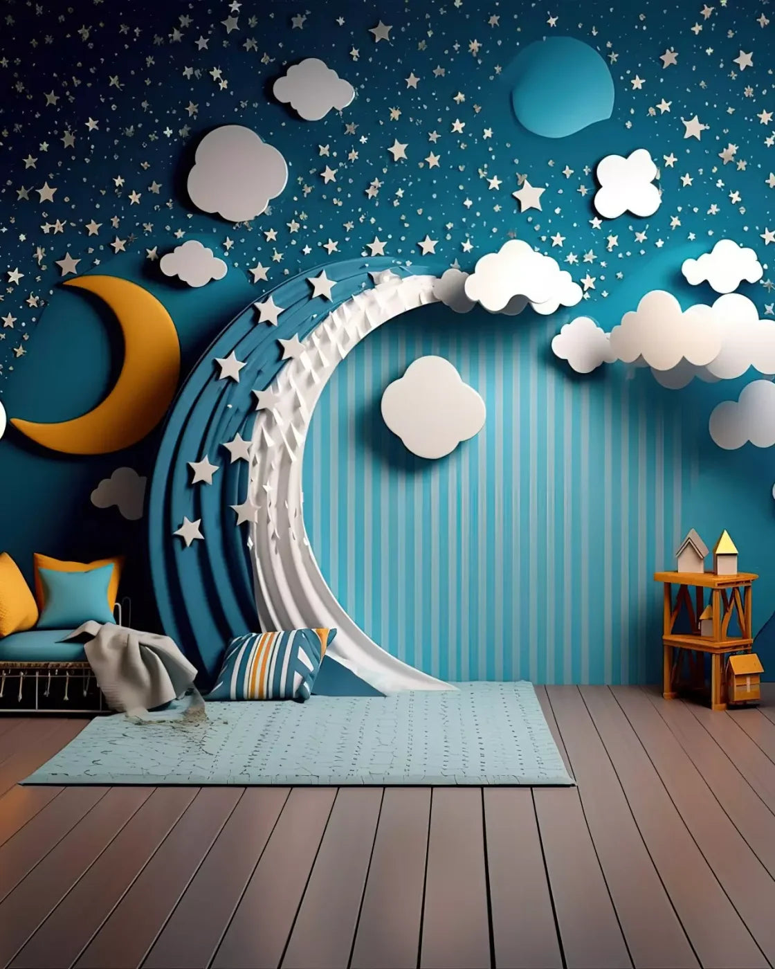 Goodnight Moon Iii 8’X10’ Fleece (96 X 120 Inch) Backdrop