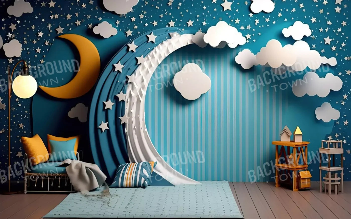 Goodnight Moon Iii 8’X5’ Ultracloth (96 X 60 Inch) Backdrop