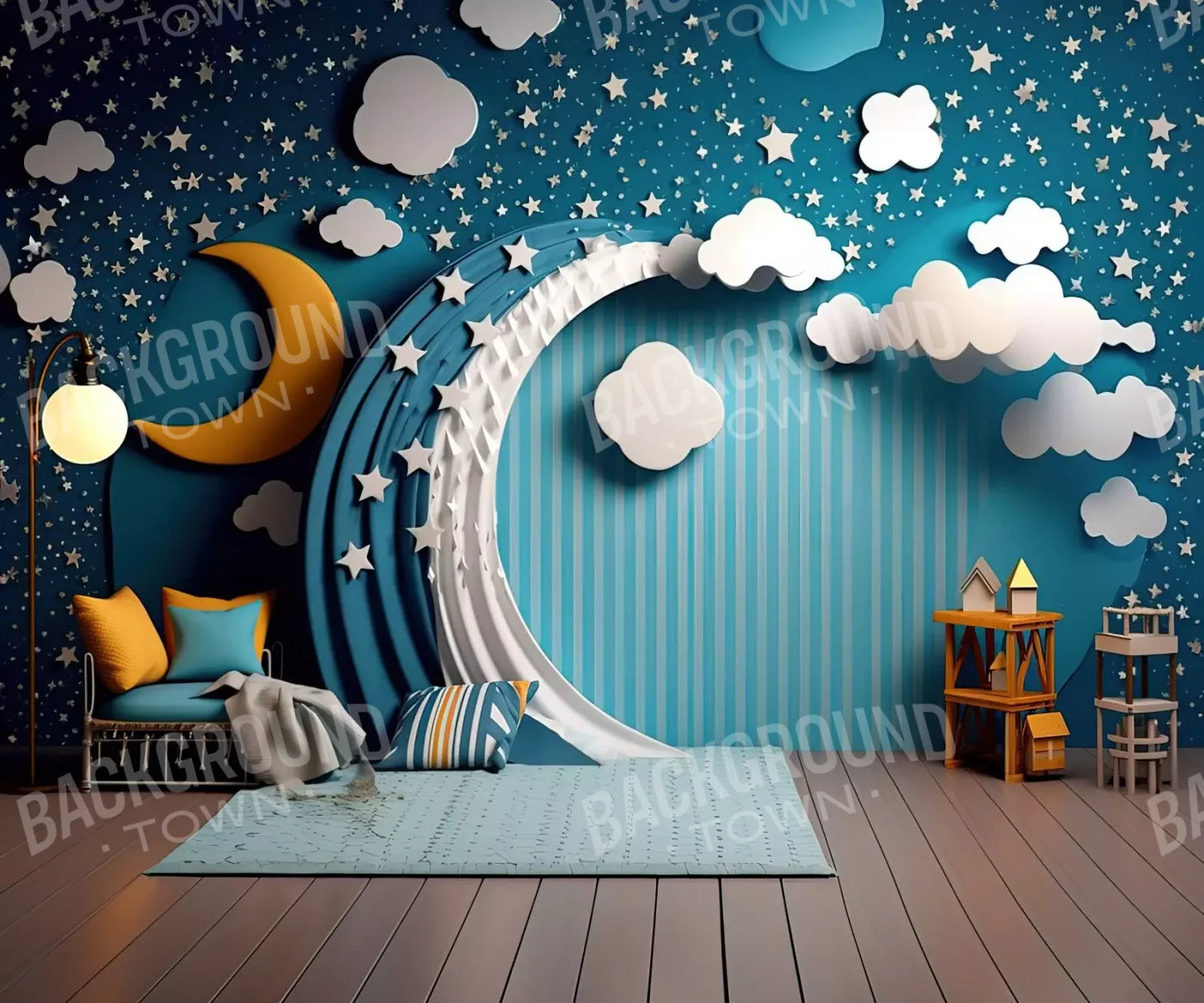 Goodnight Moon Iii 12’X10’ Ultracloth (144 X 120 Inch) Backdrop