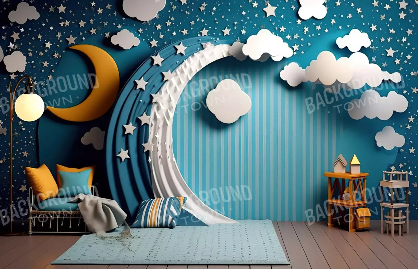 Goodnight Moon Iii 14’X9’ Ultracloth (168 X 108 Inch) Backdrop