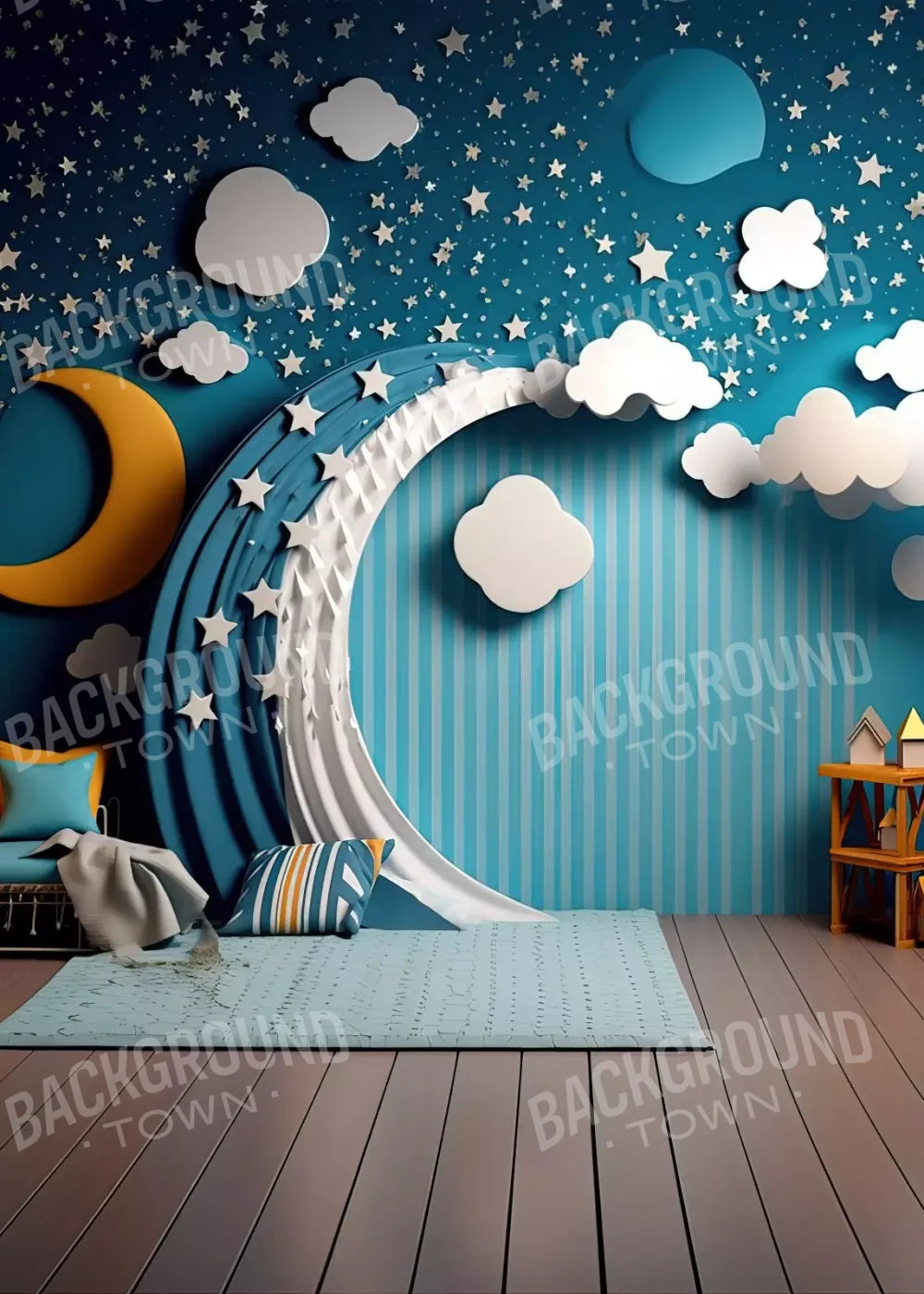 Goodnight Moon Iii 5’X7’ Ultracloth (60 X 84 Inch) Backdrop