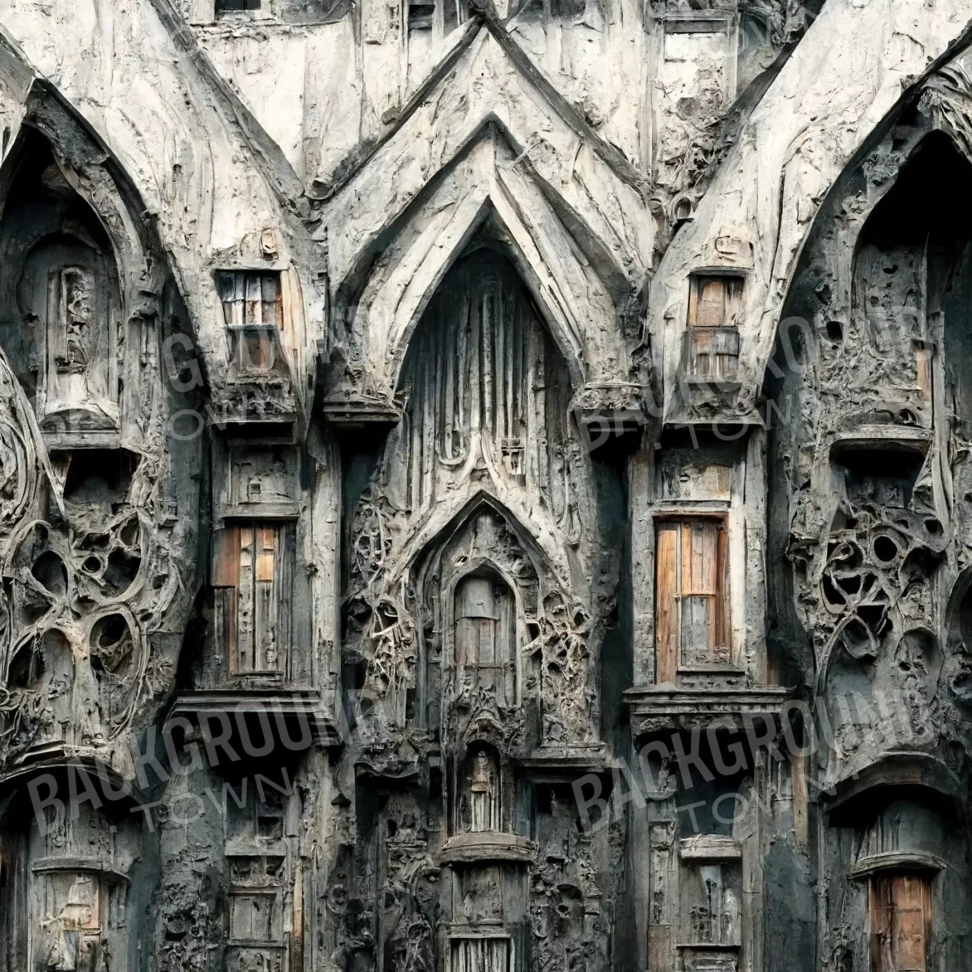 Gray Halloween Backdrop for Photography