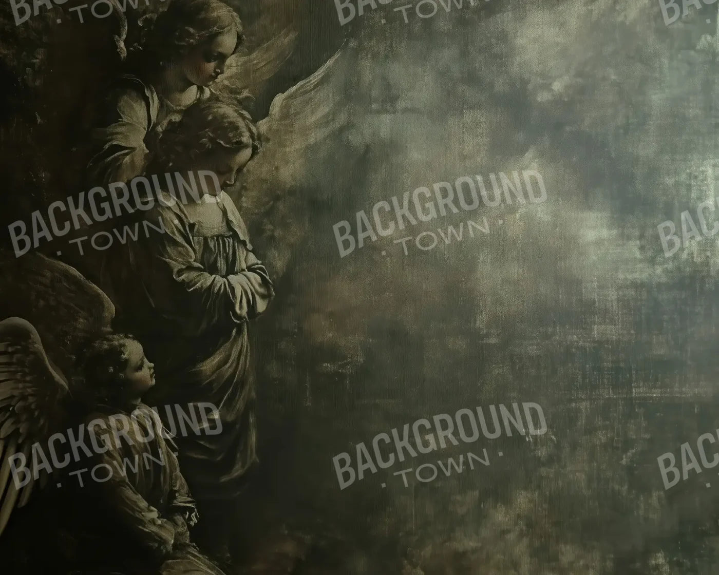 Gothic Angels2 10’x8’ Fleece (120 x 96 inch) Backdrop
