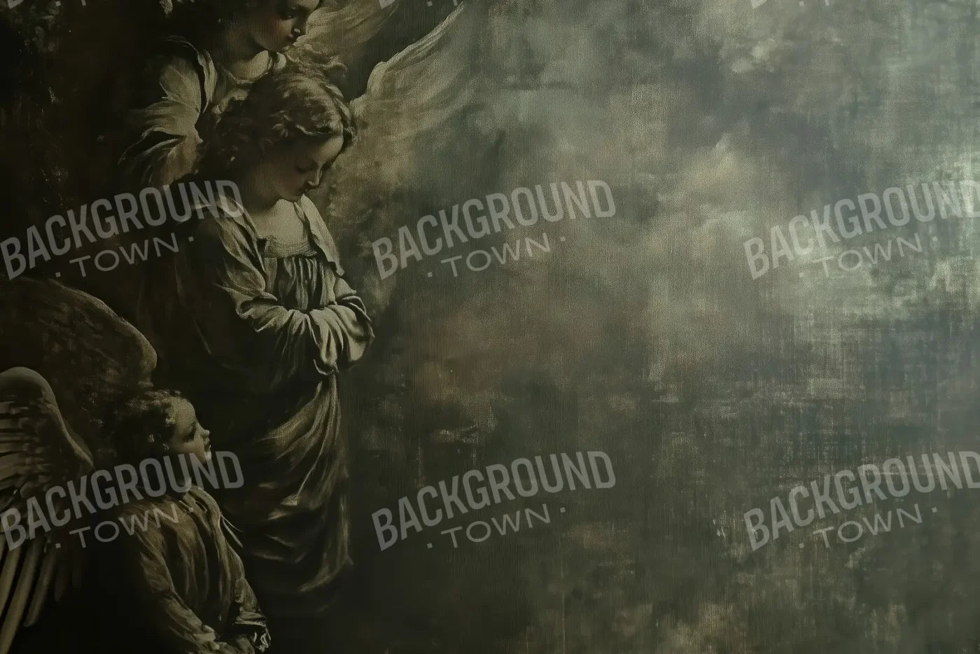 Gothic Angels2 12’x8’ UltraCloth (144 x 96 inch) Backdrop