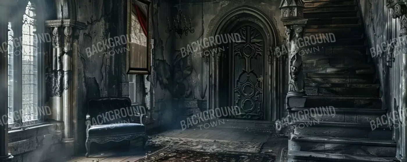 Gothic Entry 20’X8’ Ultracloth (240 X 96 Inch) Backdrop