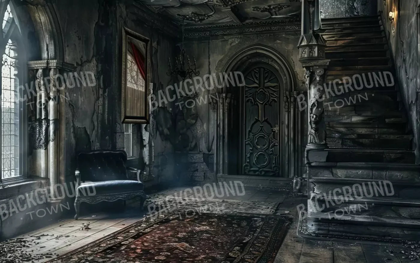 Gothic Entry 8’X5’ Ultracloth (96 X 60 Inch) Backdrop