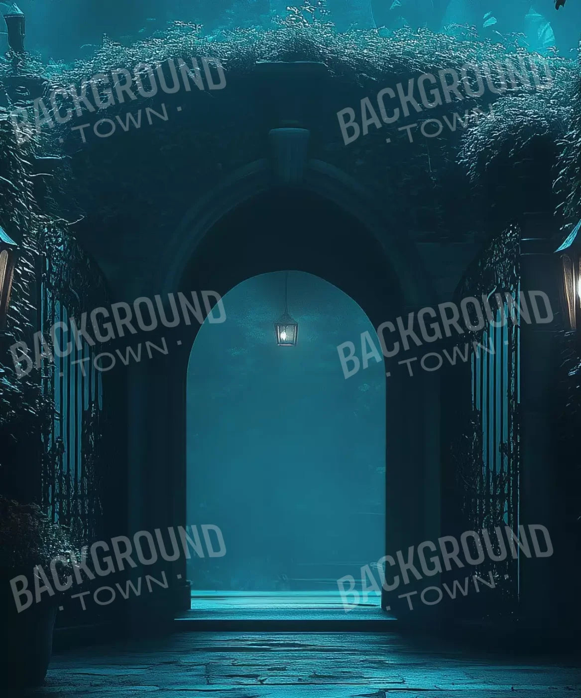 Gothic Garden I Horizontal 10’X12’ Ultracloth (120 X 144 Inch) Backdrop