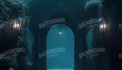 Gothic Garden I Horizontal 14’X8’ Ultracloth (168 X 96 Inch) Backdrop