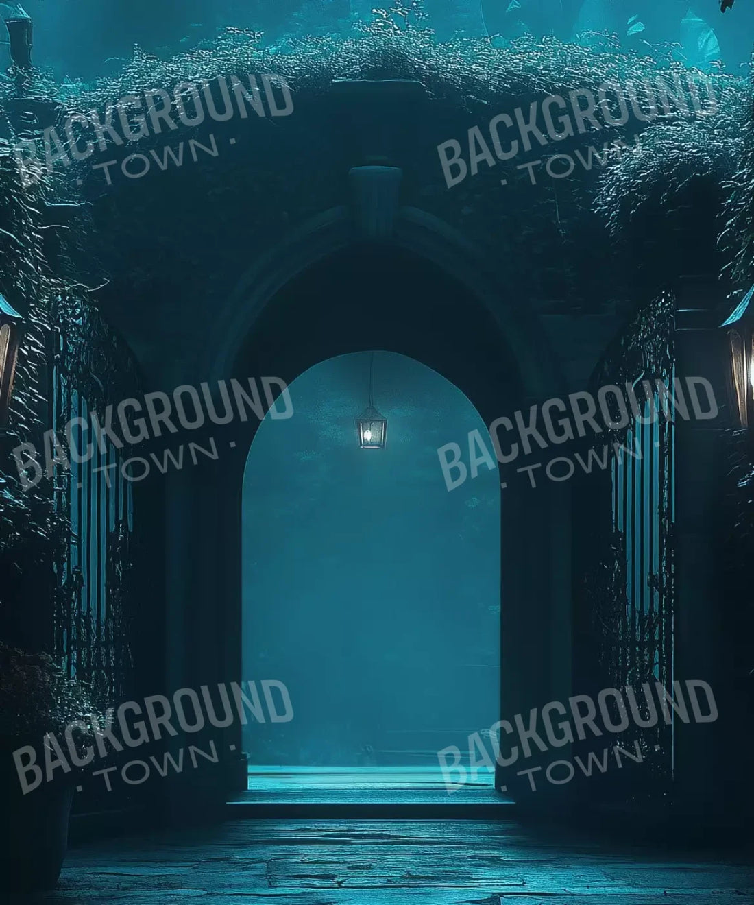 Blue Black  Backdrop for Photography