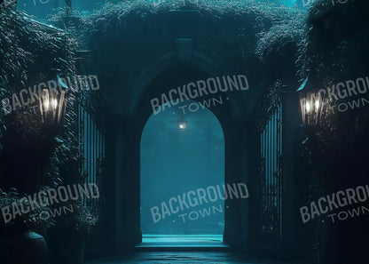 Gothic Garden I Horizontal 7’X5’ Ultracloth (84 X 60 Inch) Backdrop