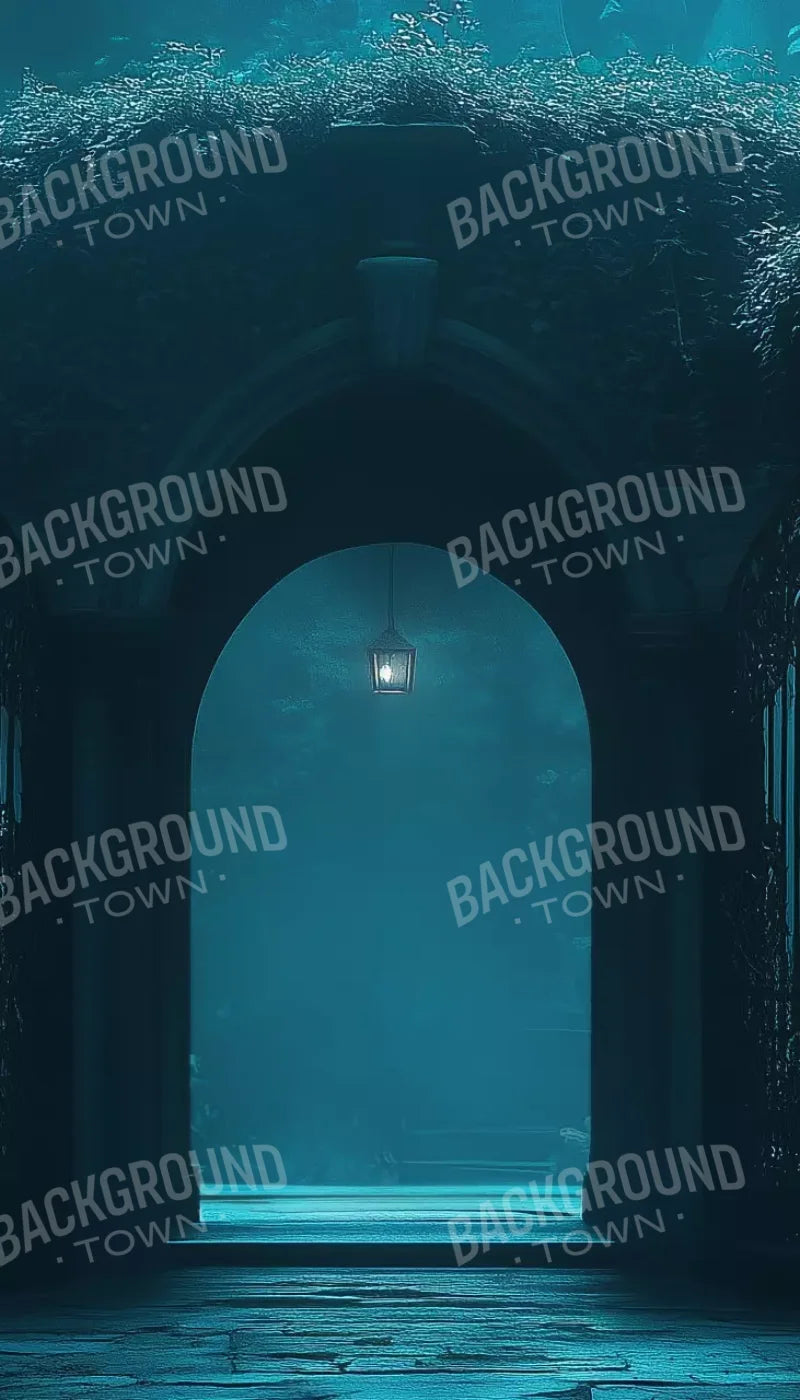 Gothic Garden I Horizontal 8’X14’ Ultracloth (96 X 168 Inch) Backdrop