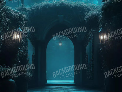 Gothic Garden I Horizontal 8’X6’ Fleece (96 X 72 Inch) Backdrop