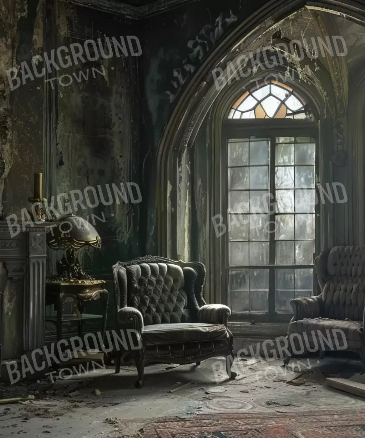 Gothic Living Ii 10’X12’ Ultracloth (120 X 144 Inch) Backdrop