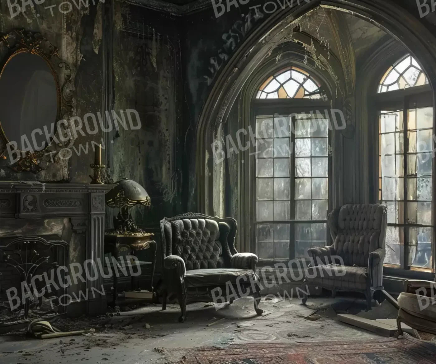 Gothic Living Ii 12’X10’ Ultracloth (144 X 120 Inch) Backdrop