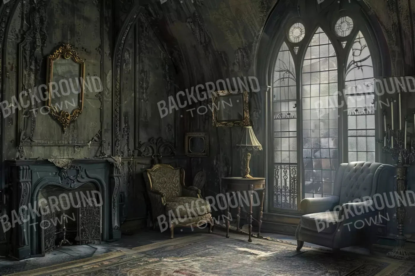 Gothic Living I 12’X8’ Ultracloth (144 X 96 Inch) Backdrop