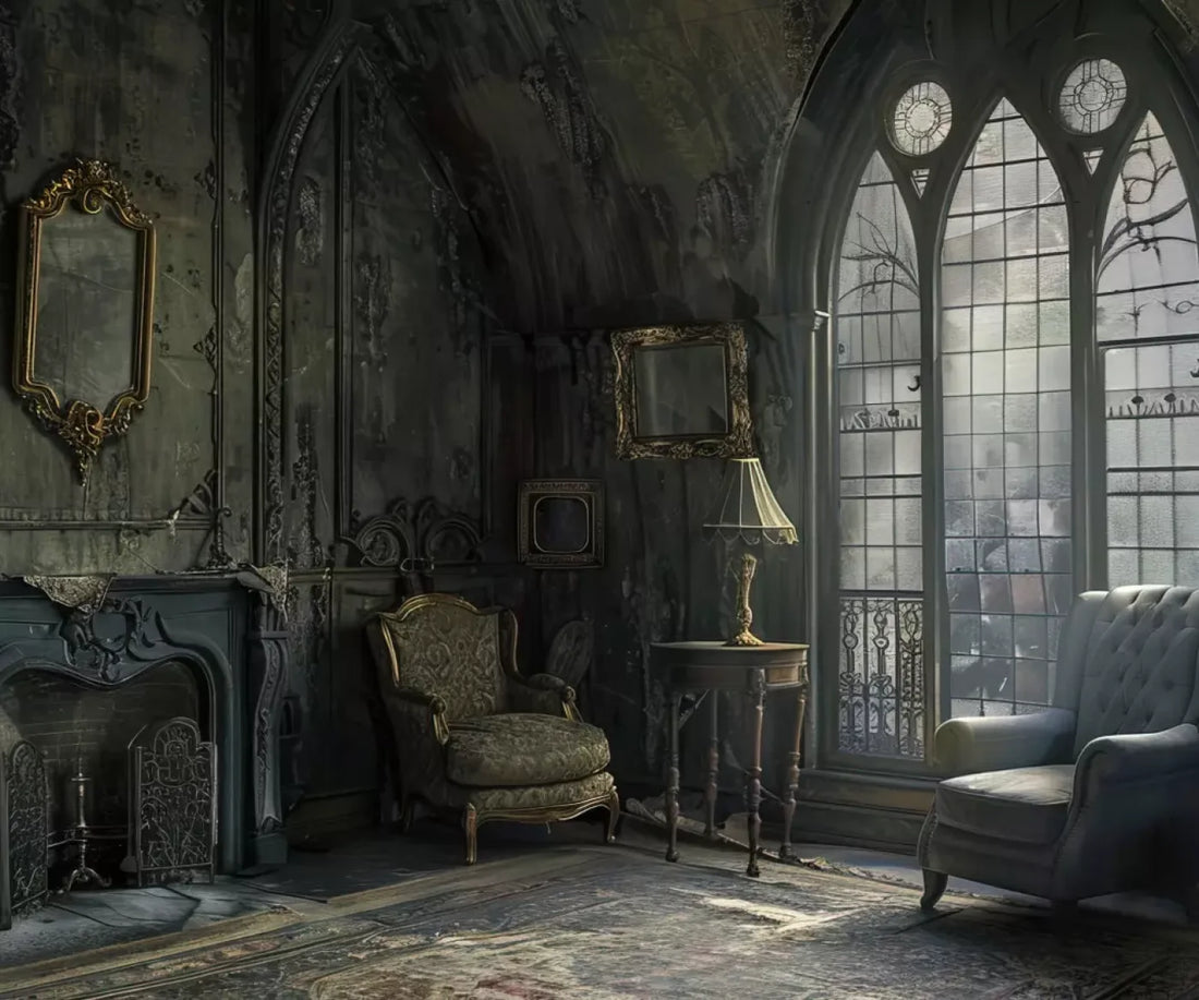 Gothic Living I 5’X4’2 Fleece (60 X 50 Inch) Backdrop