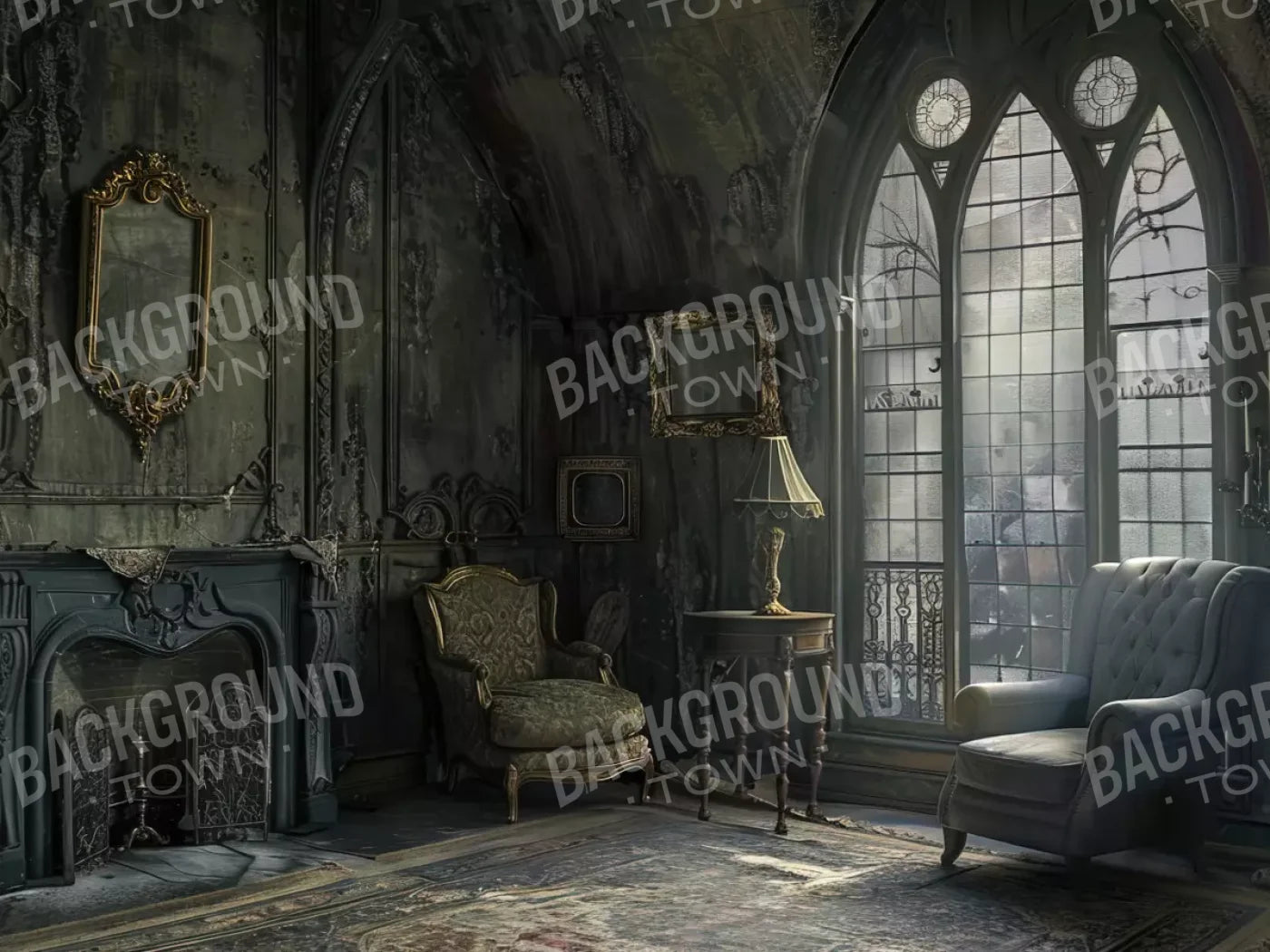 Gothic Living I 8’X6’ Fleece (96 X 72 Inch) Backdrop