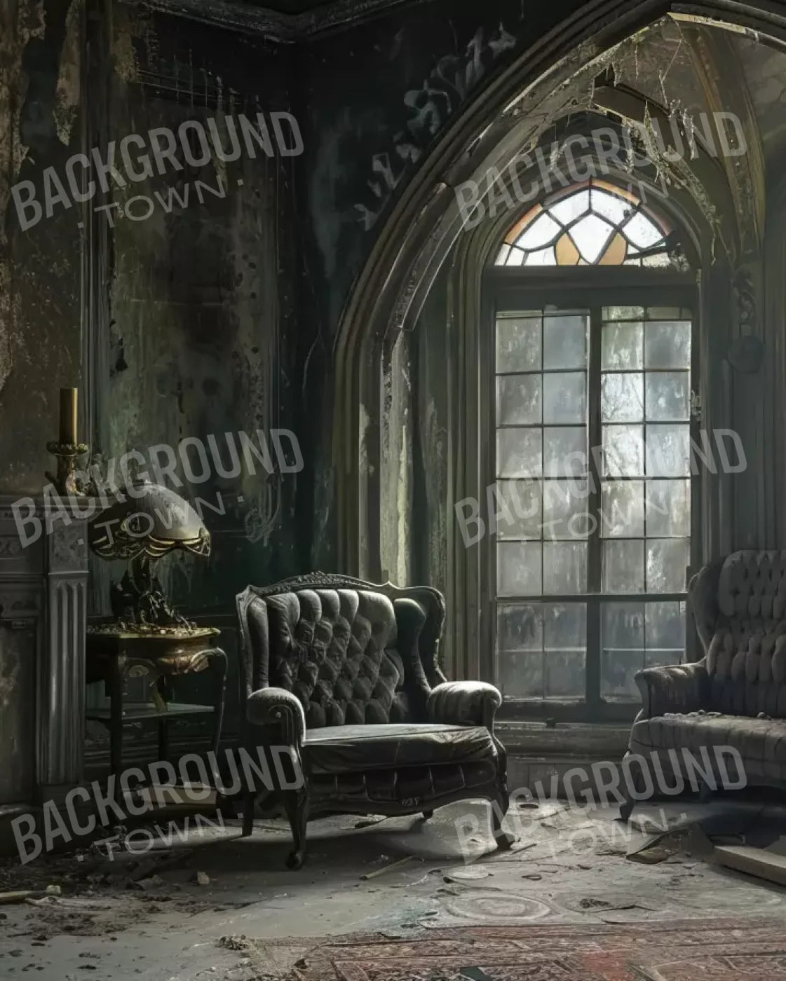 Gothic Living Ii 8’X10’ Fleece (96 X 120 Inch) Backdrop